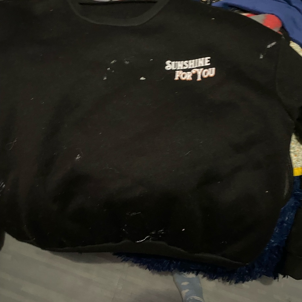 SHEIN Black Cozy Sweatshirt